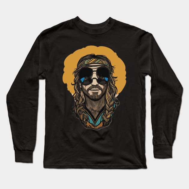 Easy Rider Long Sleeve T-Shirt by Ocin Design